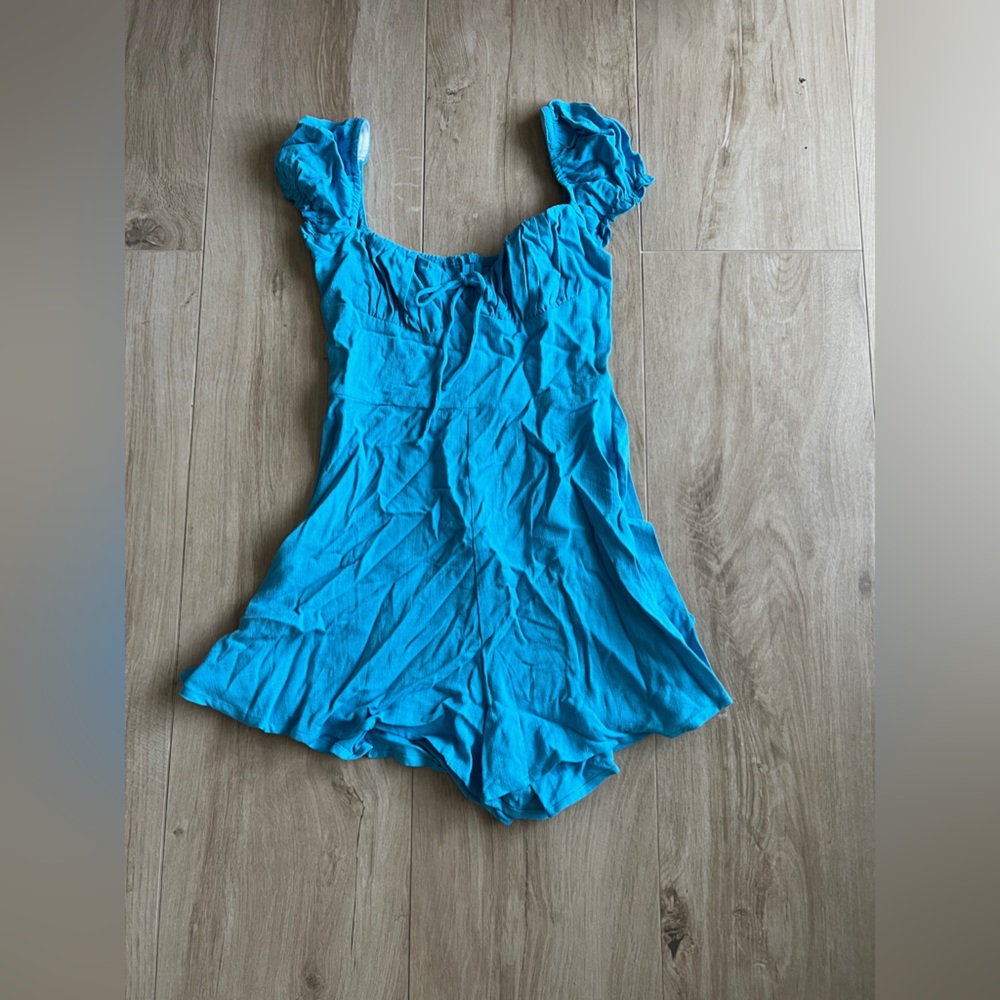 Princess Polly blue romper dress